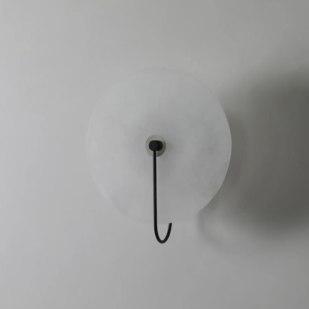 Alba | Wandlamp van Albast met Art Deco Design
