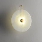 Alba | Wandlamp van Albast met Art Deco Design