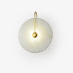 Alba | Wandlamp van Albast met Art Deco Design