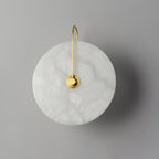 Alba | Wandlamp van Albast met Art Deco Design