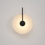 Alba | Wandlamp van Albast met Art Deco Design
