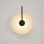 Alba | Wandlamp van Albast met Art Deco Design