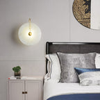 Alba | Wandlamp van Albast met Art Deco Design