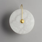 Alba | Wandlamp van Albast met Art Deco Design