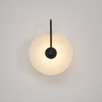 Alba | Wandlamp van Albast met Art Deco Design