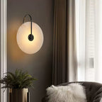 Alba | Wandlamp van Albast met Art Deco Design
