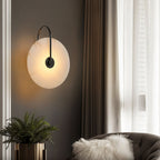 Alba | Wandlamp van Albast met Art Deco Design
