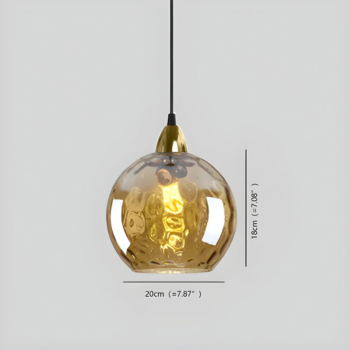 Lallora | Glazen Druppel Hanglamp