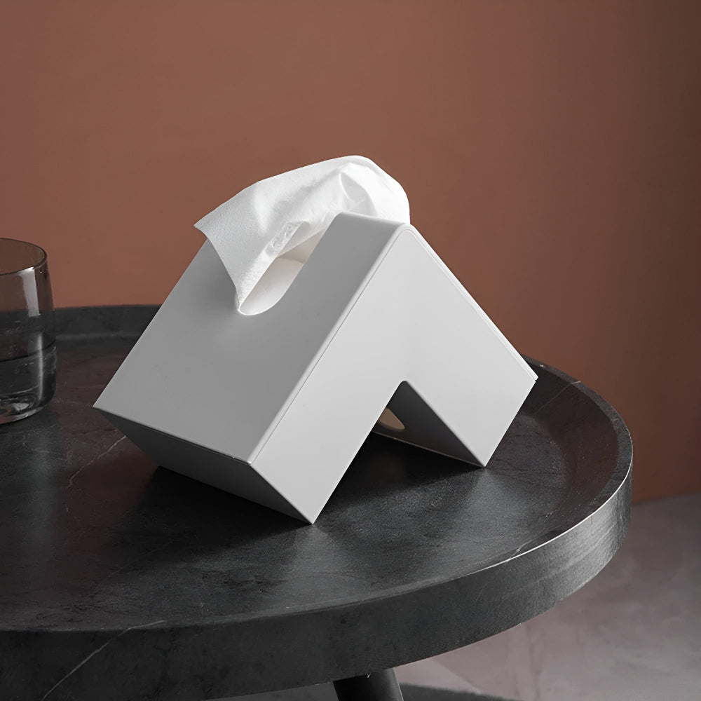 Angolo-Box | Design Tissuehouder – Minimalistisch L-Vormig Ontwerp – Ruimtebesparend & Lichtgewicht