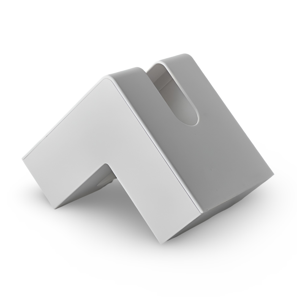 Angolo-Box | Design Tissuehouder – Minimalistisch L-Vormig Ontwerp – Ruimtebesparend & Lichtgewicht