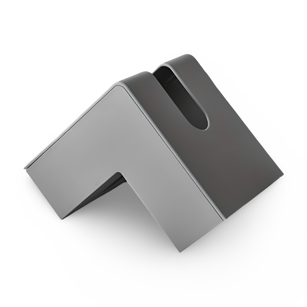Angolo-Box | Design Tissuehouder – Minimalistisch L-Vormig Ontwerp – Ruimtebesparend & Lichtgewicht