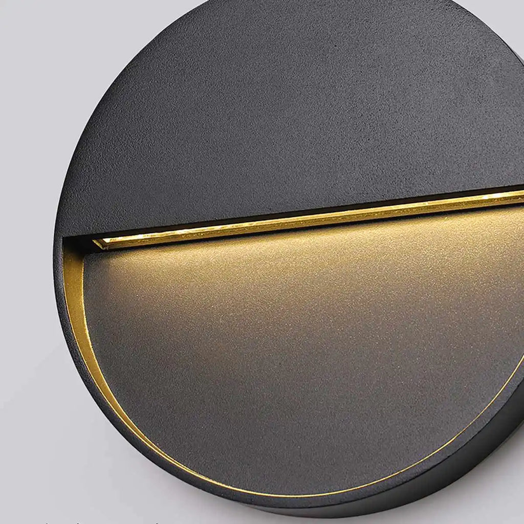 LED Buitenwandlamp Rond – IP65 Waterdicht – Aluminium | Muro Notte