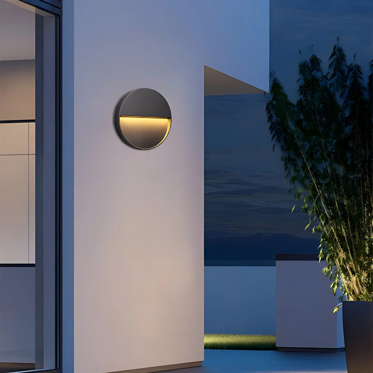 LED Buitenwandlamp Rond – IP65 Waterdicht – Aluminium | Muro Notte