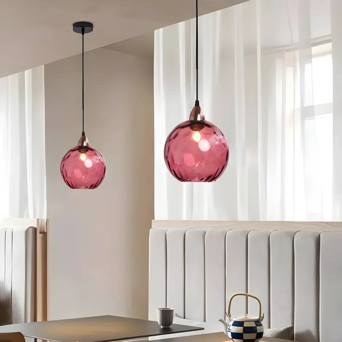 Lallora | Glazen Druppel Hanglamp