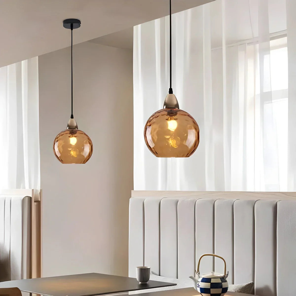 Lallora | Glazen Druppel Hanglamp