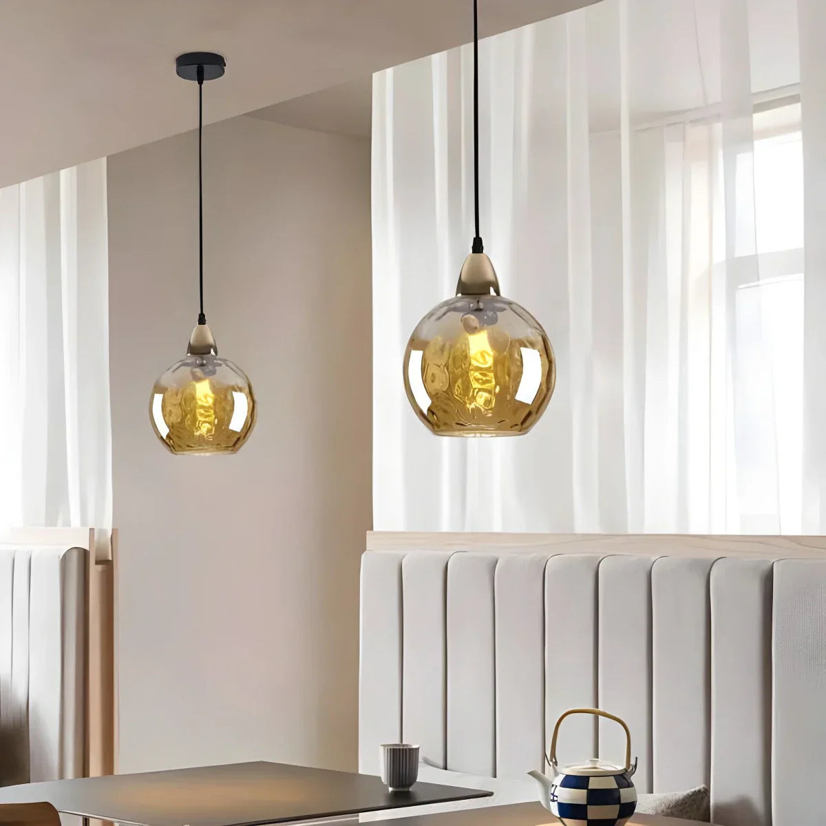 Lallora | Glazen Druppel Hanglamp