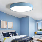 Platte LED Plafondlamp – Kleurrijk Design – Rond | Pastello