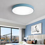 Platte LED Plafondlamp – Kleurrijk Design – Rond | Pastello