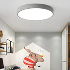 Platte LED Plafondlamp – Kleurrijk Design – Rond | Pastello