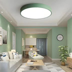 Platte LED Plafondlamp – Kleurrijk Design – Rond | Pastello