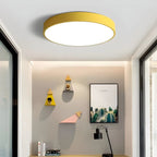 Platte LED Plafondlamp – Kleurrijk Design – Rond | Pastello