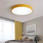 Platte LED Plafondlamp – Kleurrijk Design – Rond | Pastello