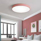 Platte LED Plafondlamp – Kleurrijk Design – Rond | Pastello