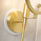 Messing Wandlamp met Natuurlijk Albast | Scepter