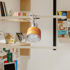 Mizuro | Clip Tafellamp – Hout & Metaal – Verstelbaar Design