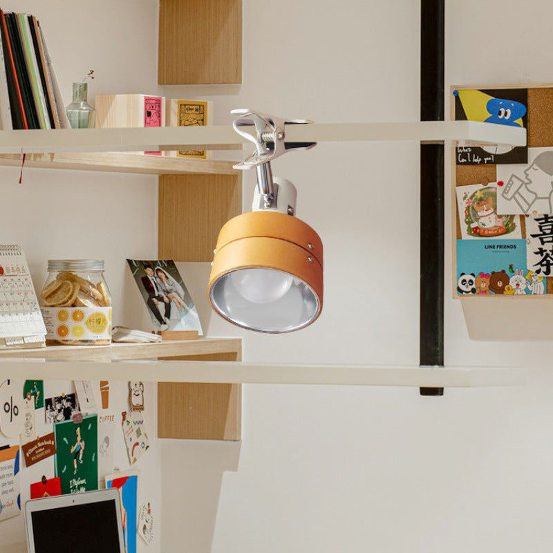 Mizuro | Clip Tafellamp – Hout & Metaal – Verstelbaar Design