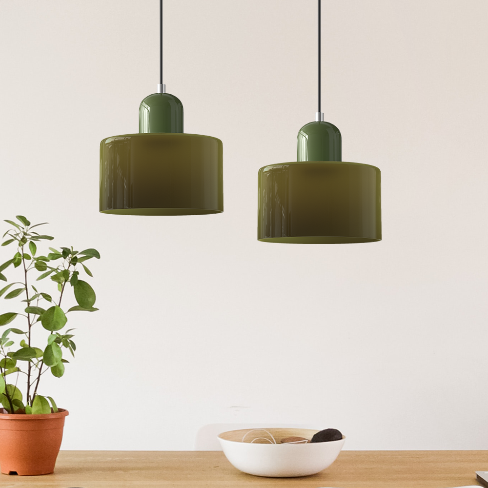 Vetra | Gekleurde Glazen Hanglamp