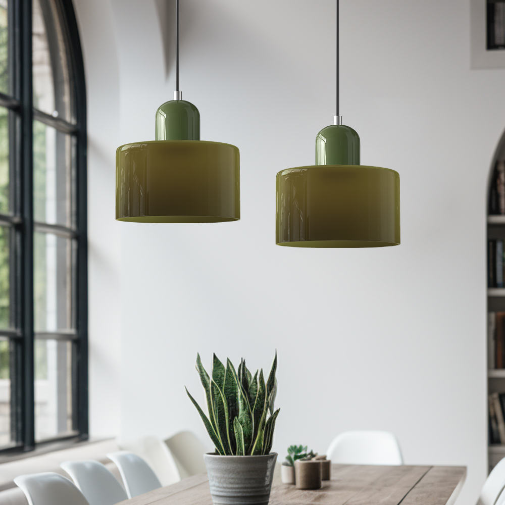 Vetra | Gekleurde Glazen Hanglamp