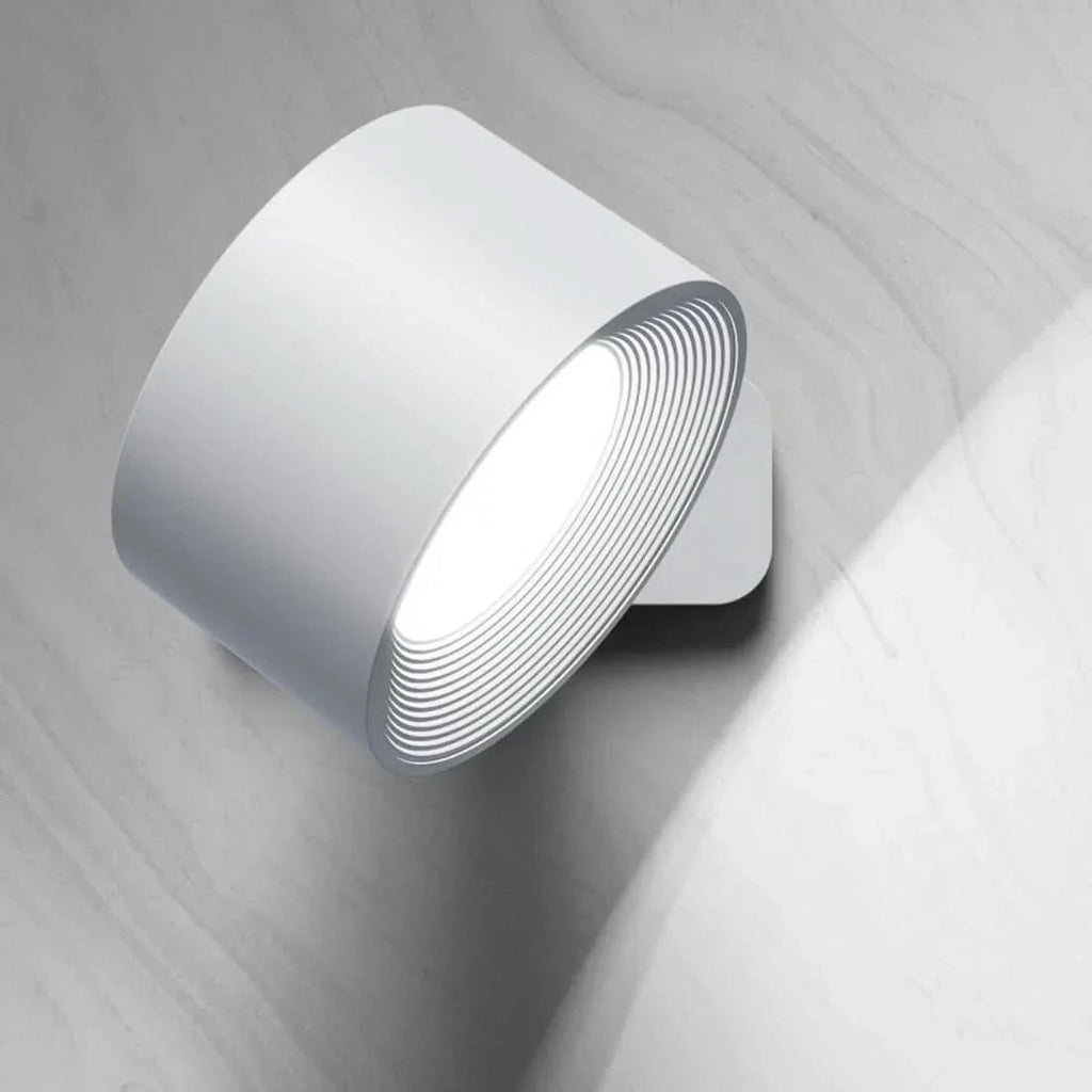 Draadloze Wandlamp – 360° Draaibaar – USB-Oplaadbaar | Gira Luce