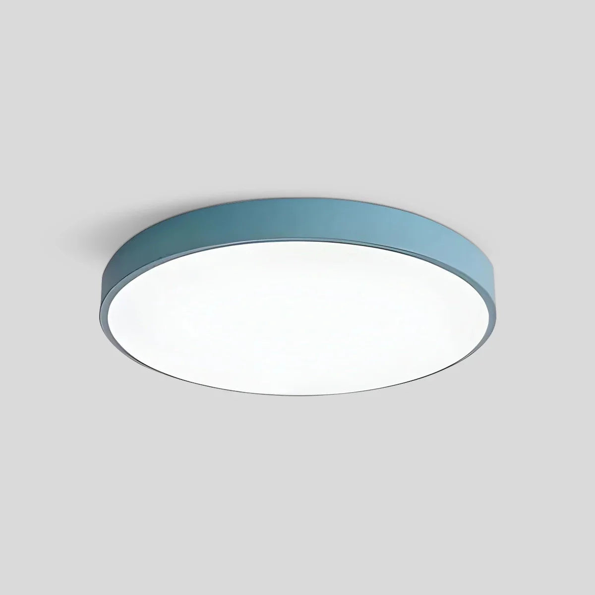Platte LED Plafondlamp – Kleurrijk Design – Rond | Pastello