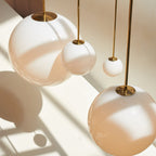Luna | Elegante Glazen Bol Hanglamp