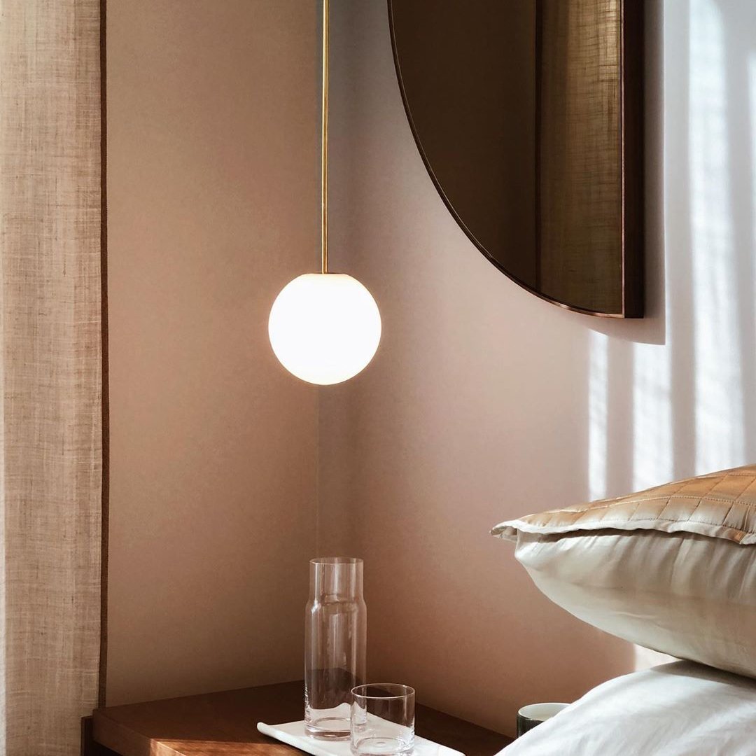 Luna | Elegante Glazen Bol Hanglamp