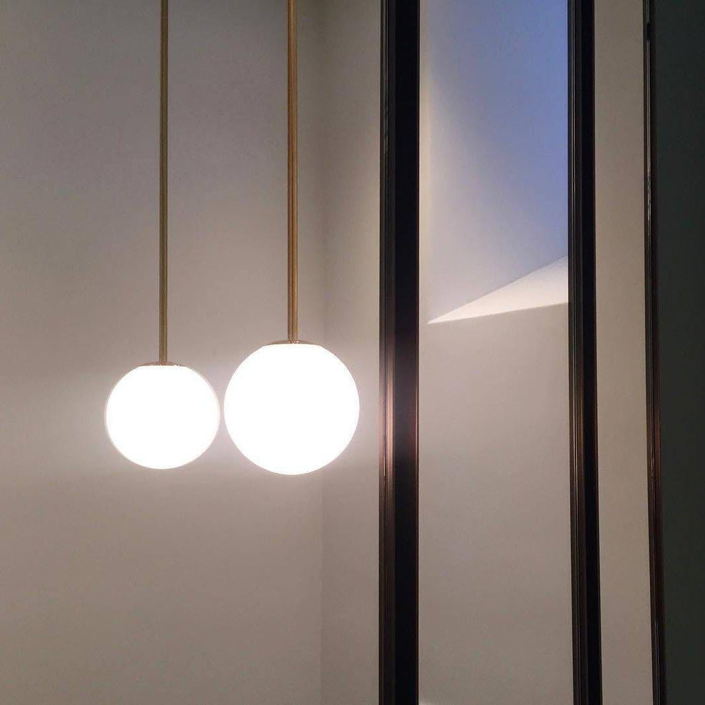 Luna | Elegante Glazen Bol Hanglamp