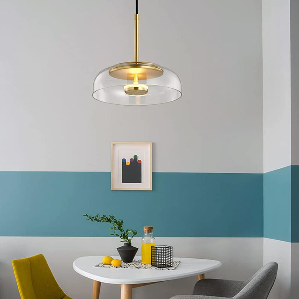 Yuna | Moderne Glazen Hanglamp – Elegant Design met Metaal Accenten & LED
