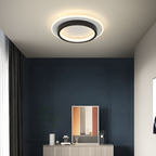 Basso | Compacte LED Plafondlamp met Houtprint
