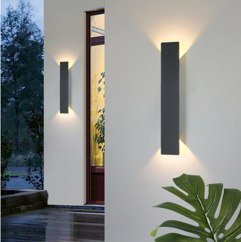 Luwano | Waterdichte LED Buitengevel Wandlamp Aluminium