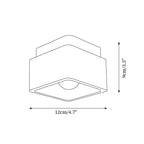 Kald | Plafond- of Wandlamp – Travertin & Hout – Compact Design