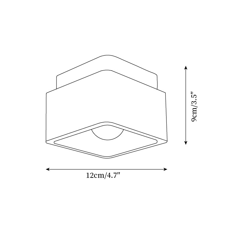 Kald | Plafond- of Wandlamp – Travertin & Hout – Compact Design