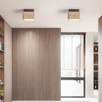 Kald | Plafond- of Wandlamp – Travertin & Hout – Compact Design