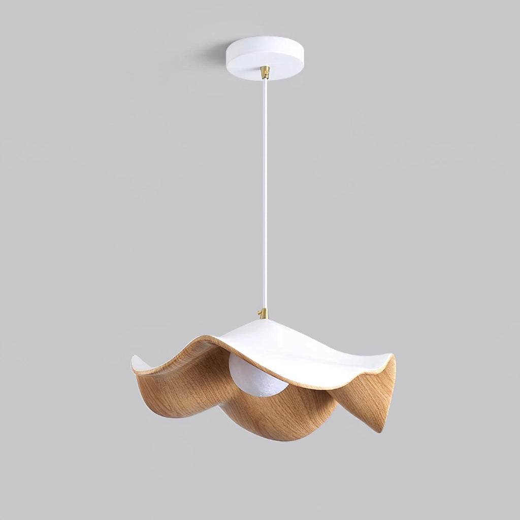 Nami | Organische Hanglamp – Modern Japandi Design met Natuurlijke Houtlook