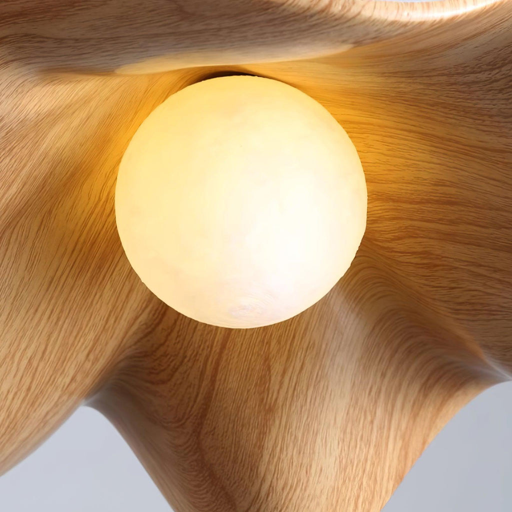 Nami | Organische Hanglamp – Modern Japandi Design met Natuurlijke Houtlook