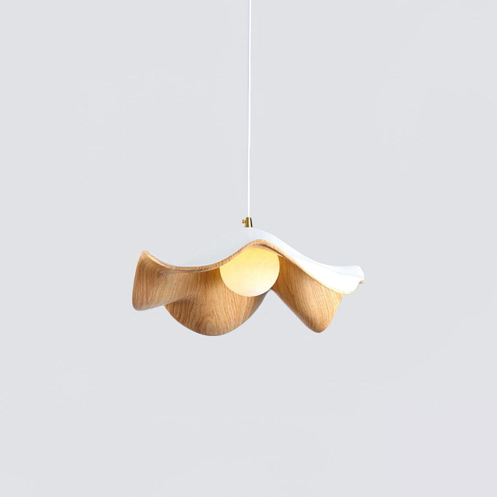 Nami | Organische Hanglamp – Modern Japandi Design met Natuurlijke Houtlook