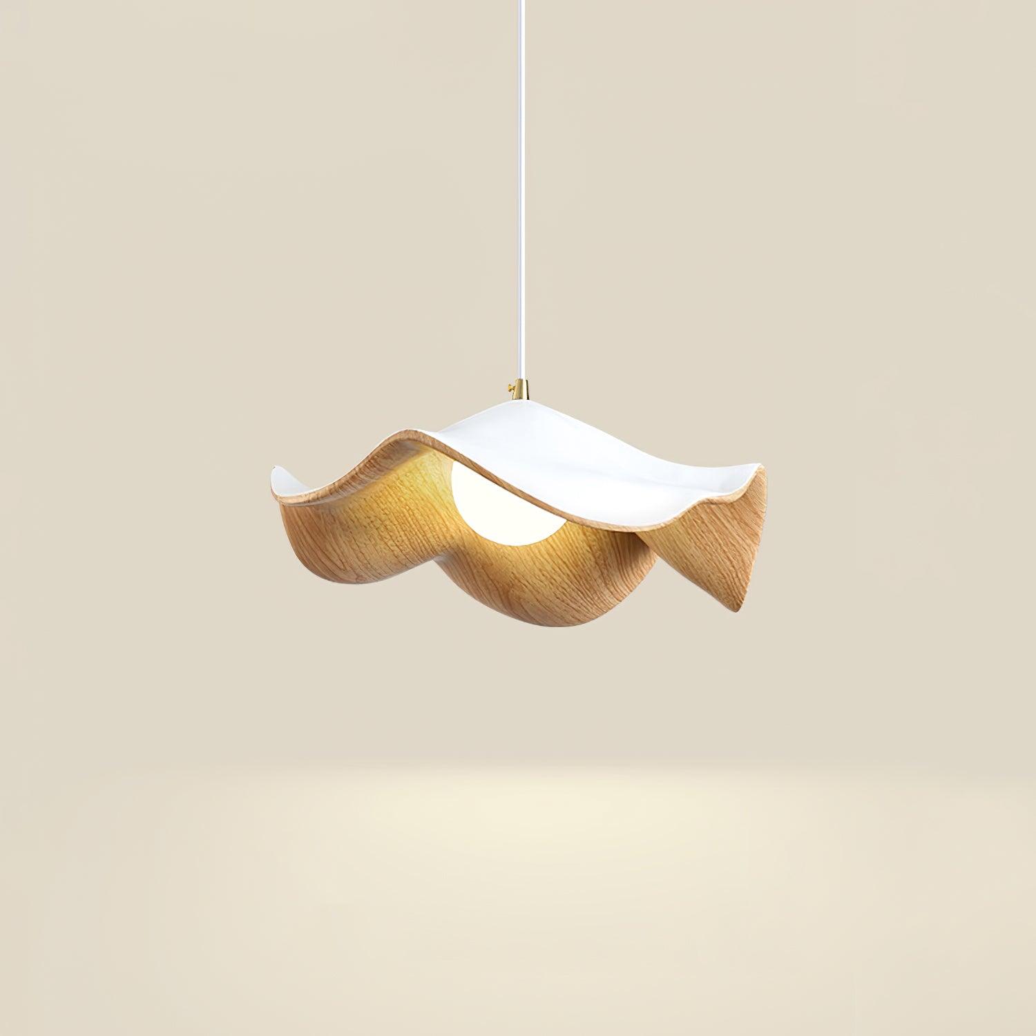 Nami | Organische Hanglamp – Modern Japandi Design met Natuurlijke Houtlook