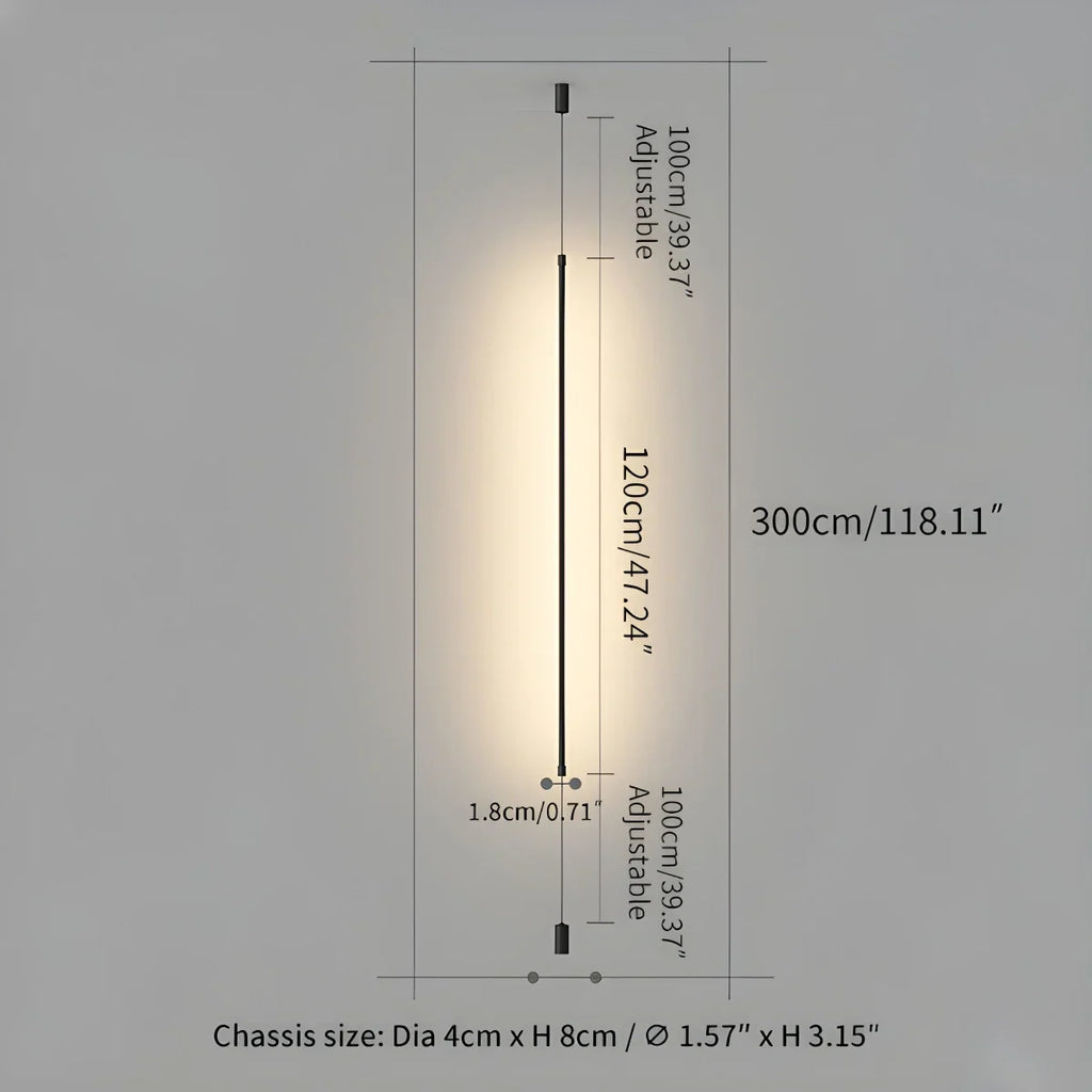 Himmel | Vloer Tot Plafond Lamp