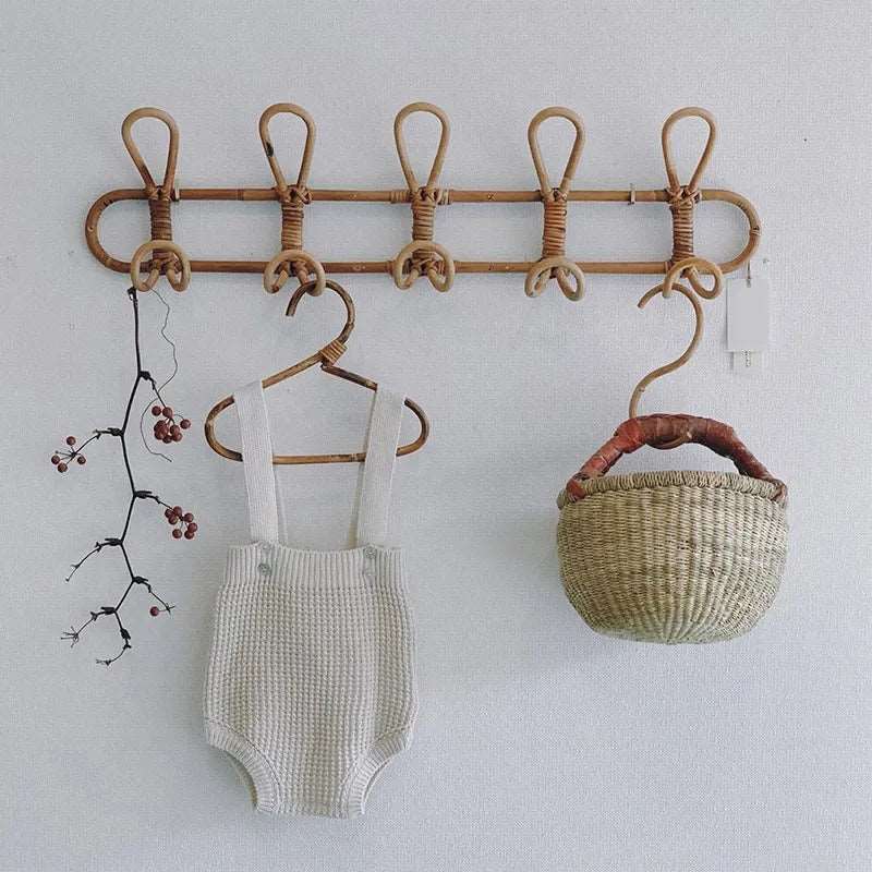 Rotan Wandkapstok – Handgemaakt Design – Organische Vorm | Rattan