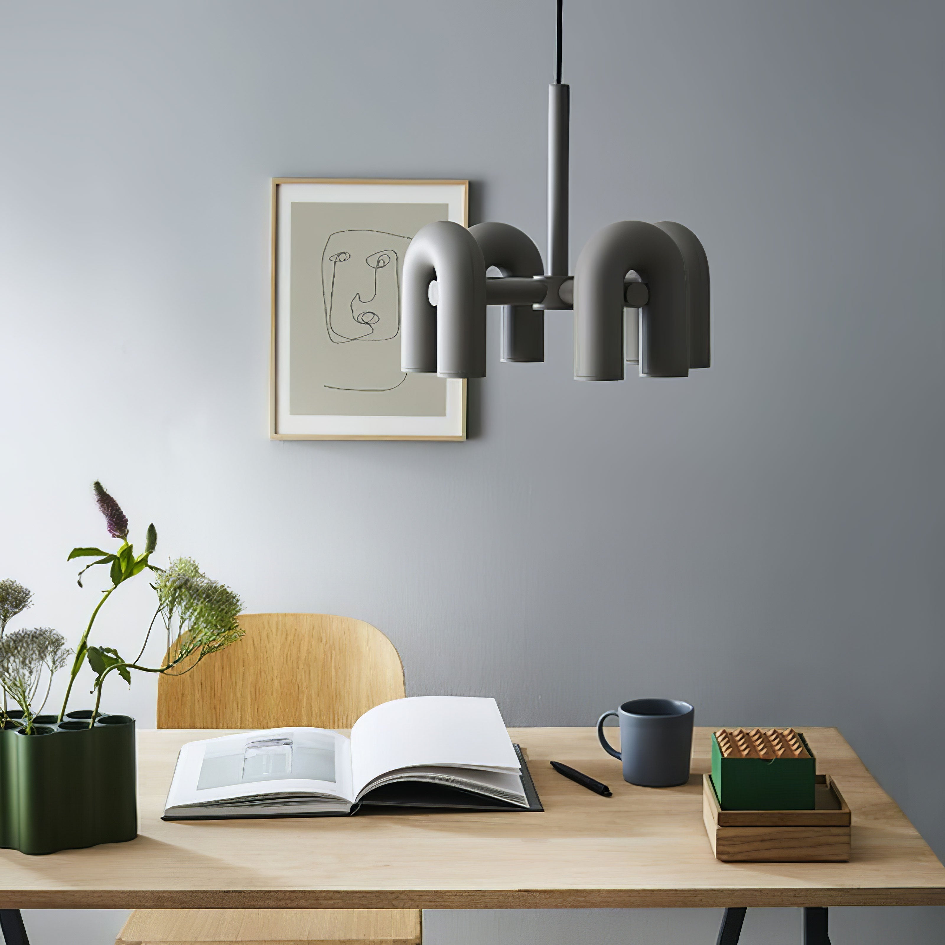 LED Hanglamp Sculpturaal – Gebogen Design – Modern | Vitra